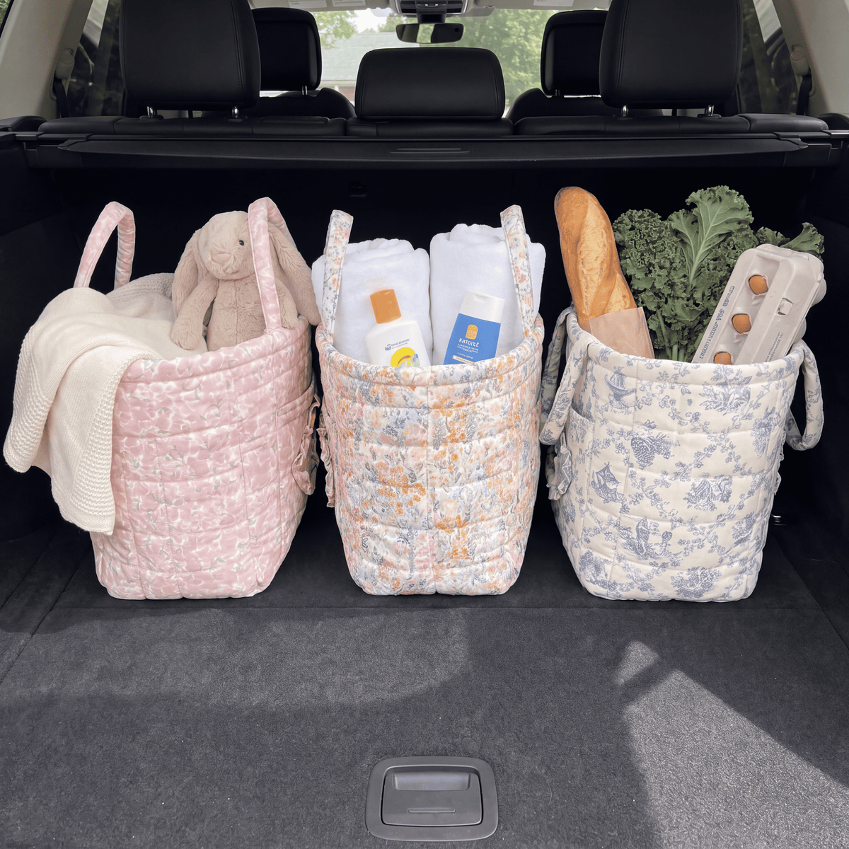 Handmade Kairo™ Quilted Basket Bag